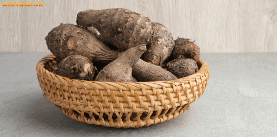 Khoai sọ hay là thực phẩm giàu dinh dưỡng, được sử dụng phổ biến. Tuy nhiên nhiều người thắc mắc: khoai sọ bao nhiêu calo? Cùng WheyShop và chuyên gia giải đáp...