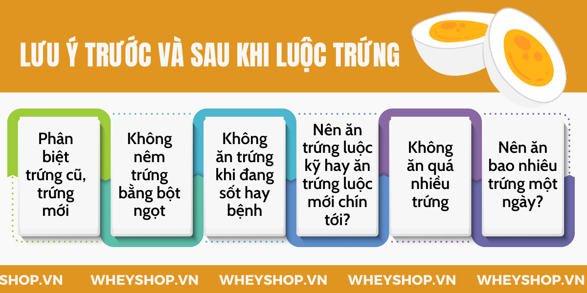 Nếu bạn đang băn khoăn luộc trứng bao lâu thì chín thì hãy cùng WheyShop tìm hiểu bí quyết đơn giản qua bài viết ngay sau đây nhé...