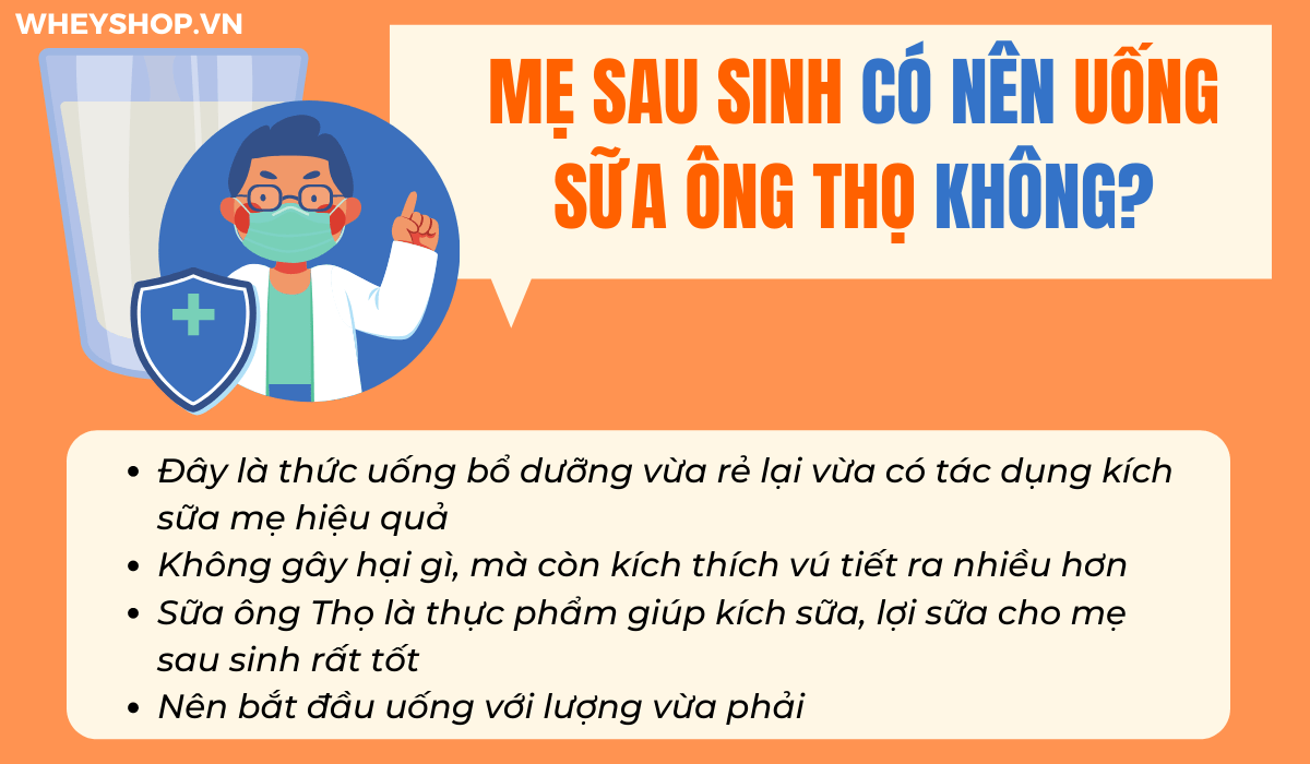 Phụ nữ mới sinh con phải đối mặt với nhiều lo lắng, băn khoăn về sức khỏe, chế độ ăn uống, tinh thần. Vậy mẹ sau sinh có nên uống sữa ông Thọ không? Xin mời...