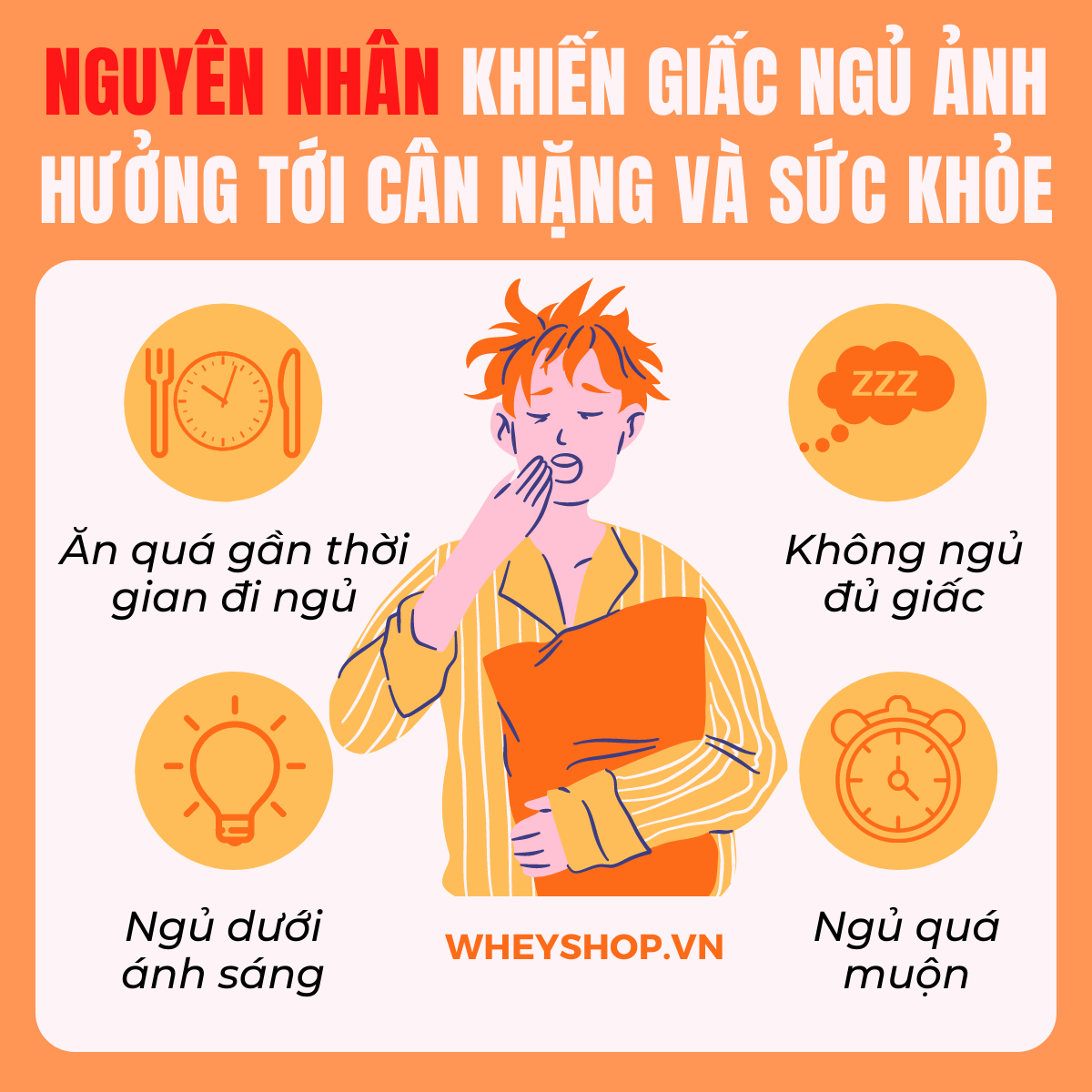 Nếu bạn đang băn khoăn không rõ ngủ nhiều có mập không hay ngủ nhiều hơn để giảm cân thì hãy cùng WheyShop tham khảo bài viết giải đáp...
