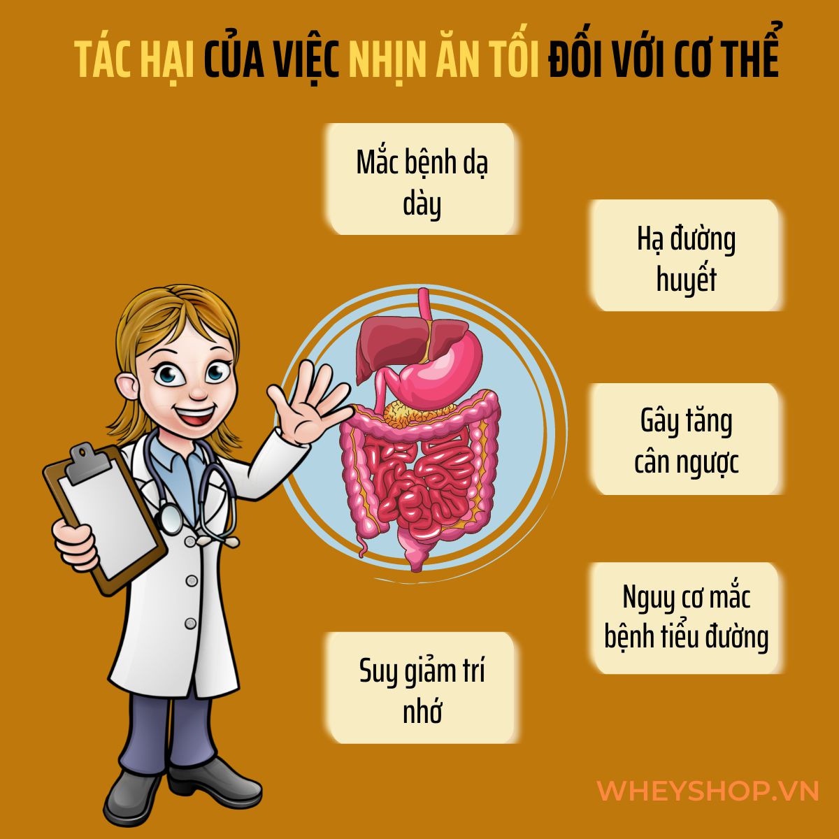 Nếu bạn đang băn khoăn nhịn ăn tối có giảm cân không thì hãy cùng WheyShop tìm hiểu chi tiết về vấn đề có nên bỏ bữa tối để giảm cân không qua bài...