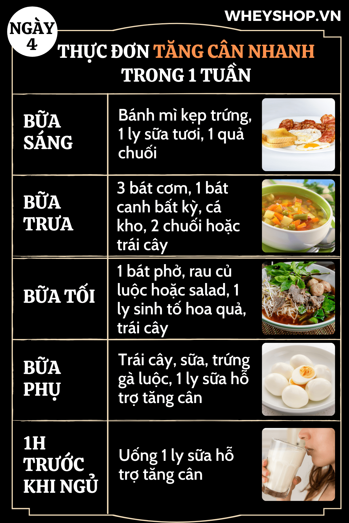 Cùng WheyShop tìm hiểu những nhóm thực phẩm cần thiết cho người gầy. Giàu dinh dưỡng, giúp người gầy tăng cân hiệu quả nhất ...