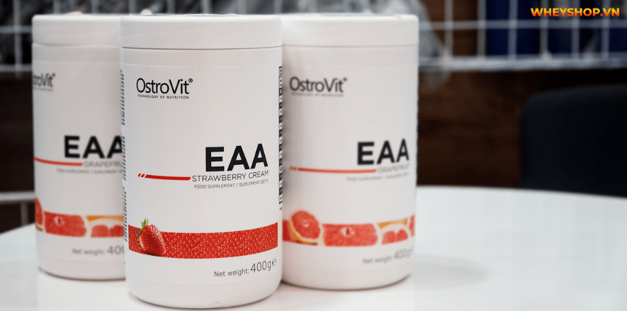 Nhiều hãng lớn sản xuất EAA như Mutant, Rule 1, Biotech USA, Ostrovist,... Hôm nay, hãy cùng WheyShop trải nghiệm xem Ostrovit EAA có tốt không nhé!