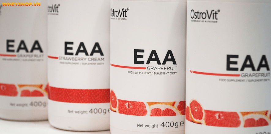 Nhiều hãng lớn sản xuất EAA như Mutant, Rule 1, Biotech USA, Ostrovist,... Hôm nay, hãy cùng WheyShop trải nghiệm xem Ostrovit EAA có tốt không nhé!
