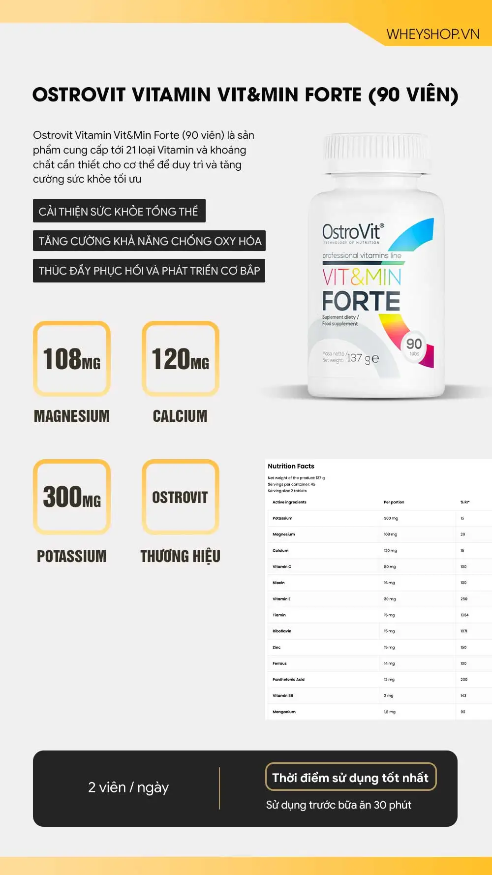 Ostrovit Vitamin Vit&Min Forte (90 viên) 4 ostrovit-vitamin-vitmin-forte-90-vien (1)