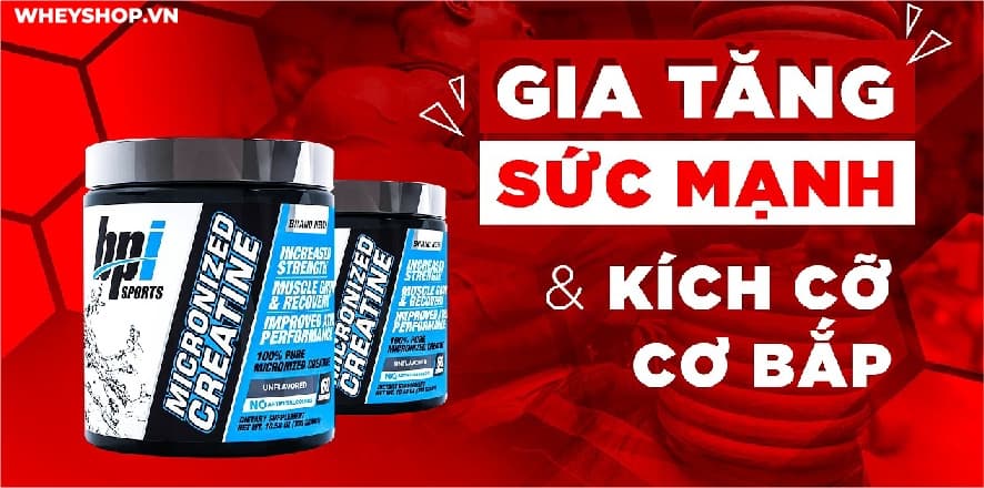 Nhiều nghiên cứu đã chỉ ra rằng bổ sung creatine có thể cải thiện sức bền. Hãy cùng WheyShop tìm hiểu và đánh giá BPI Sports Micronized Creatine có tốt không...
