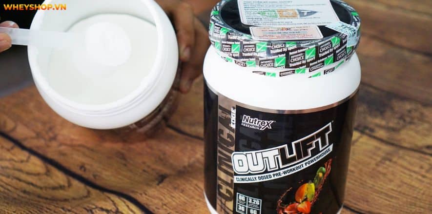 Nutrex Outlift là thực phẩm bổ sung tăng cường sức khỏe, cải thiện hiệu suất tập luyện được Gymer tin tưởng sử dụng. Cùng WheyShop đánh giá Nutrex Outlift...