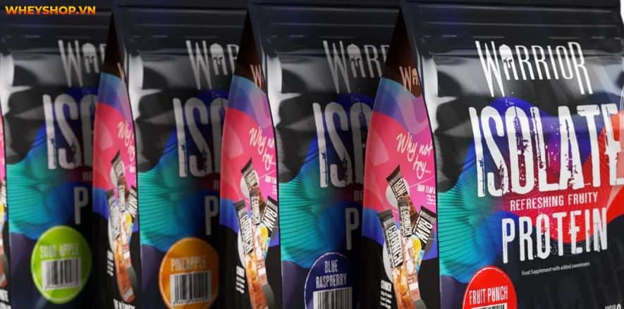 Cũng là Whey nhưng Fruity Clear Whey loại bỏ hương vị sữa, đem lại hương vị nước trái cây thực sự. Hãy cùng WheyShop đánh giá Warrior Fruity Clear Whey Isolate...