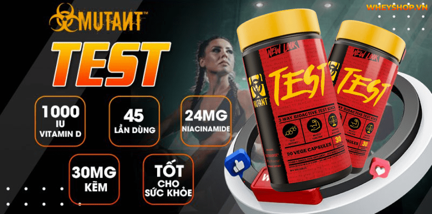 Nếu bạn đang băn khoăn đánh giá Mutant Test có tốt không thì hãy cùng WheyShop review đánh giá Mutant Test qua bài viết chi tiết sau đây...