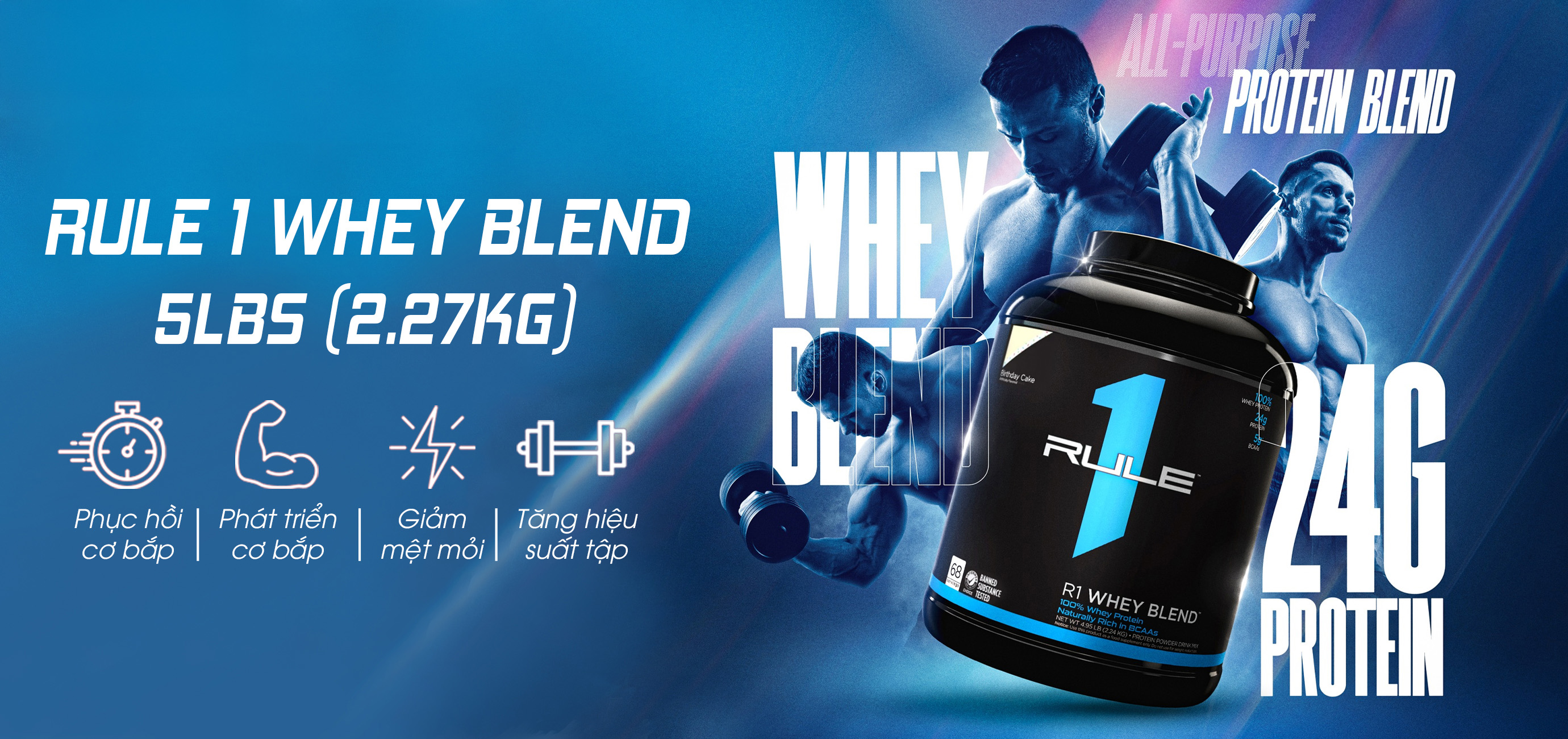 Rule One Iso Rule 1 (R1) – Whey Isolate Thuần Chất, Không Thỏa Hiệp | WheyShop.vn