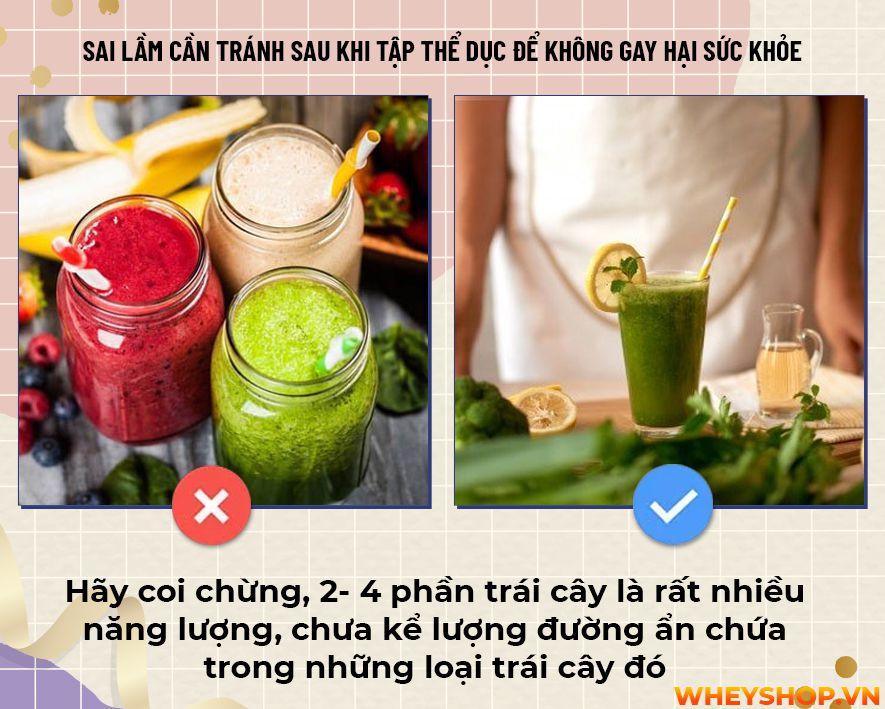 Liệu bạn đã bao giờ tự hỏi mình rằng sau khi tập gym không nên làm gì? Cùng WheyShop tìm hiểu 17 điều cấm kị không nên làm sau khi tập gym...