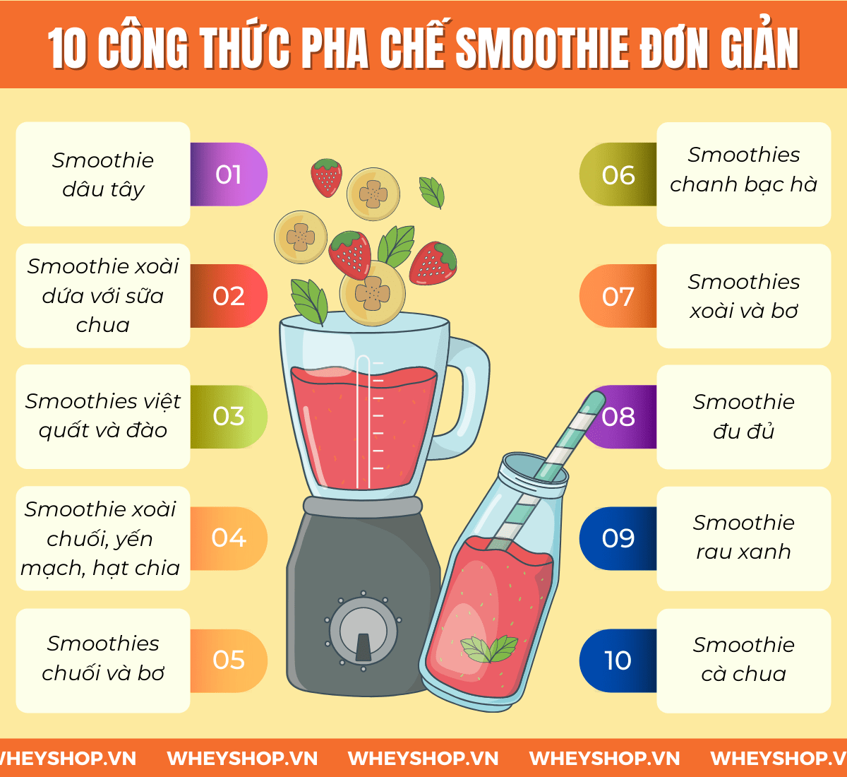 Smoothie là gì? Smoothie hay còn gọi là đá xay, là một loại đồ uống được làm bằng cách xay trái cây hoặc rau củ với đá, được rất nhiều người ưa chuộng vì...