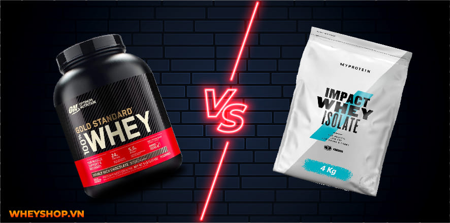 Trên thị trường hiện nay, Whey Gold Standard vs Impact Whey Isolate là sản phẩm hot được đánh giá tốt. Cùng WheyShop tìm câu trả lời loại nào tốt và rẻ hơn...