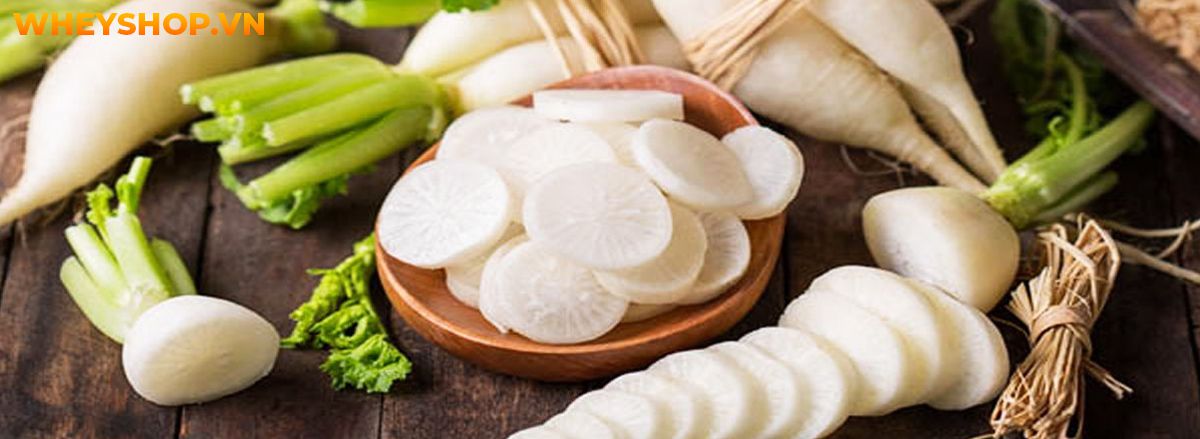 Những lưu ý khi sử dụng củ cải trắng 