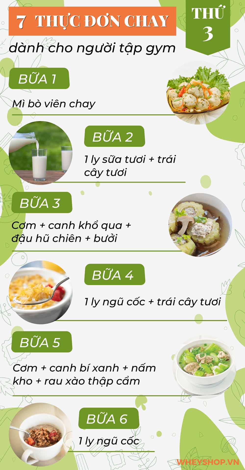 Nếu bạn đang băn khoăn trong việc ăn chay tập gym có đ��ợc không thì hãy cùng WheyShop giải đáp thắc mắc qua bài viết ngay nhé...