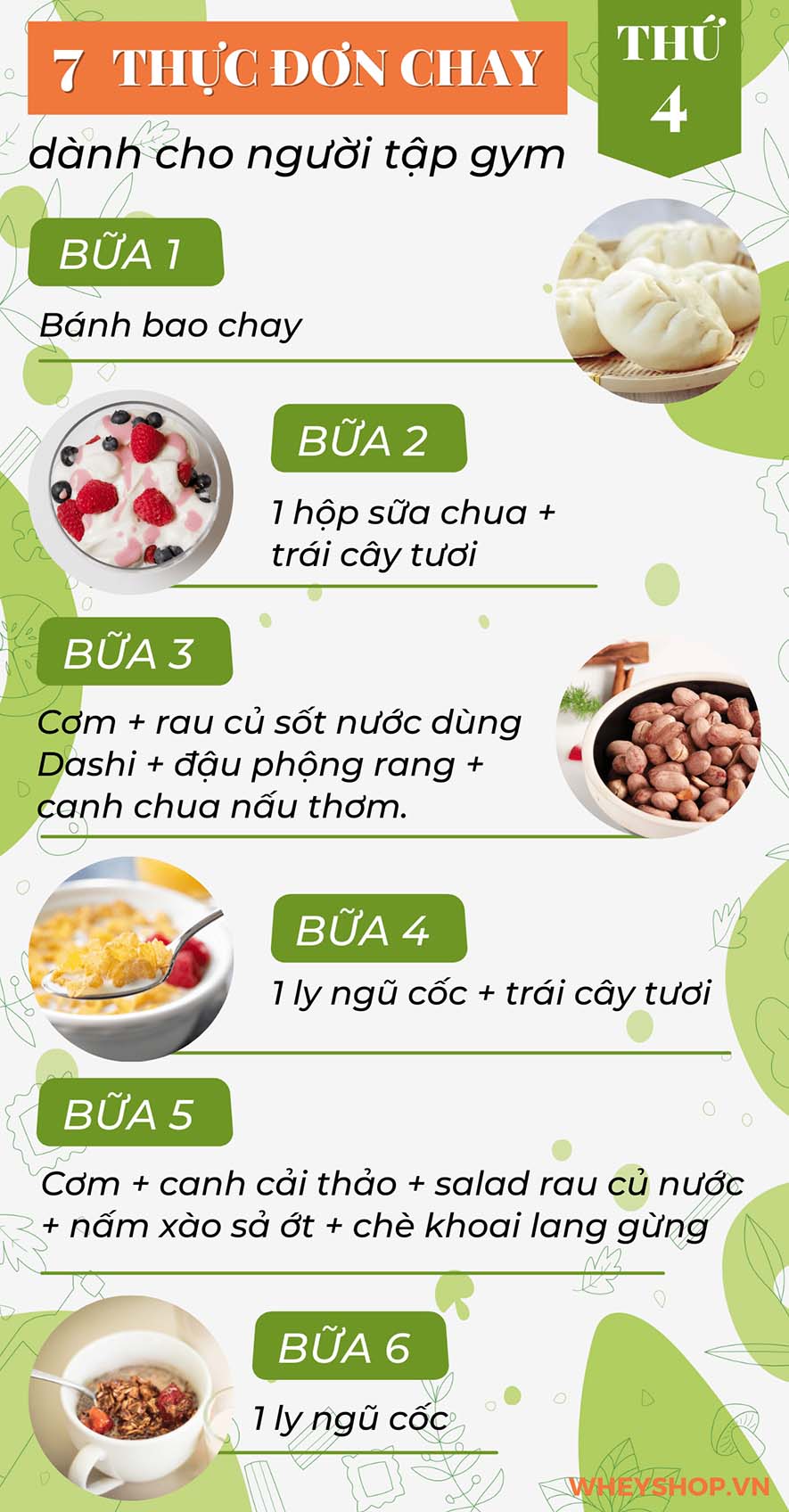 Nếu bạn đang băn khoăn trong việc ăn chay tập gym có được không thì hãy cùng WheyShop giải đáp thắc mắc qua bài viết ngay nhé...