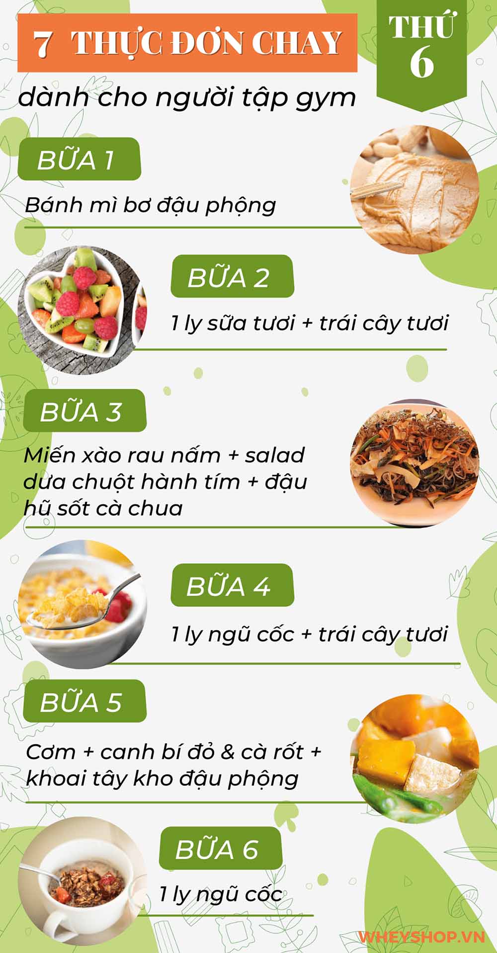 Nếu bạn đang băn khoăn trong việc ăn chay tập gym có được không thì hãy cùng WheyShop giải đáp thắc mắc qua bài viết ngay nhé...