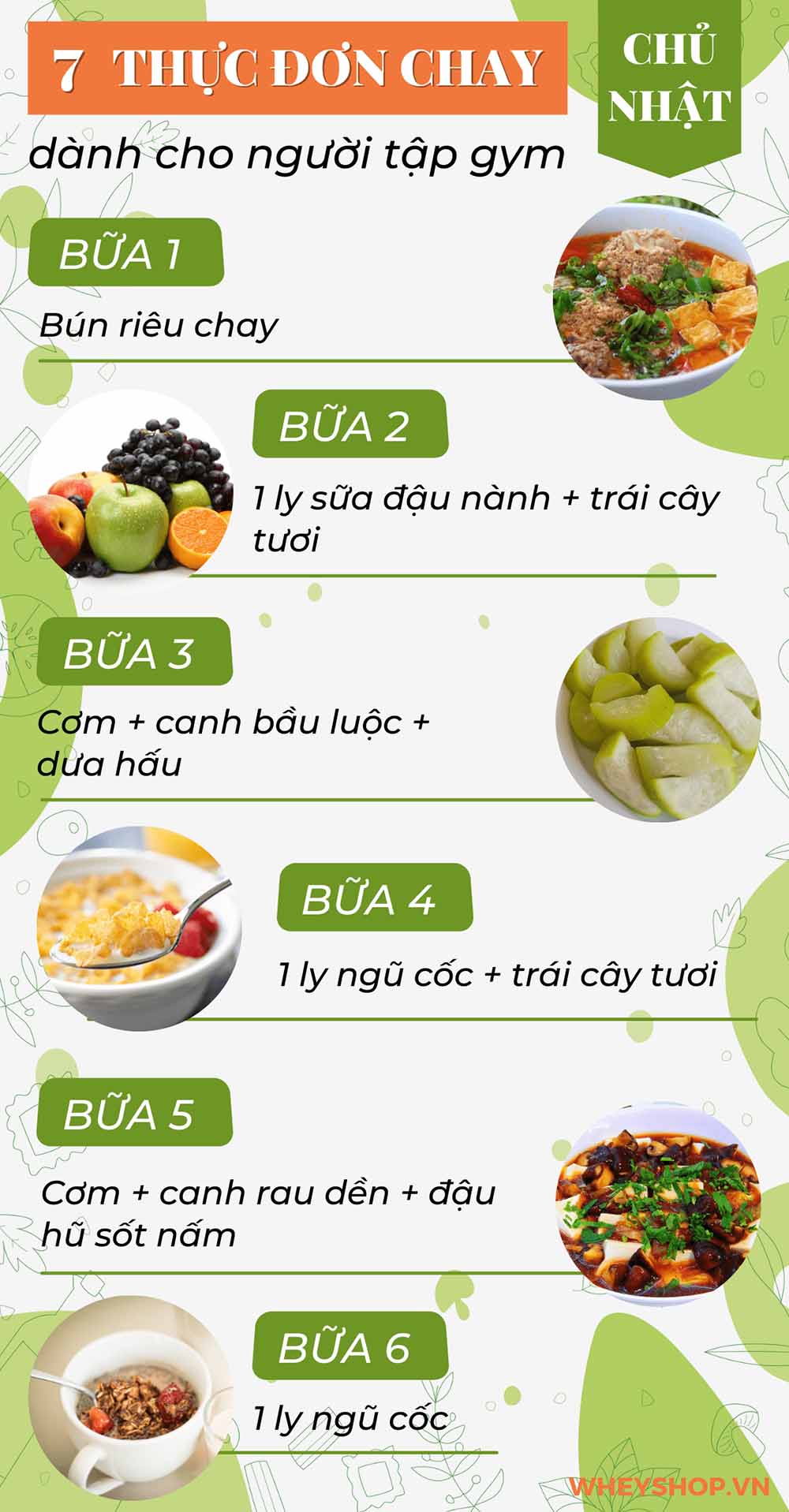 Nếu bạn đang băn khoăn trong việc ăn chay tập gym có được không thì hãy cùng WheyShop giải đáp thắc mắc qua bài viết ngay nhé...