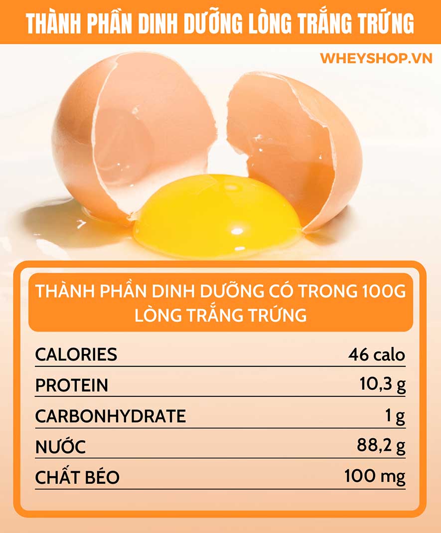 Lòng trắng trứng luôn là thực phẩm giàu dinh dưỡng cho cơ thể. Vậy lòng trắng trứng có tác dụng gì ? Bài viết này, WheyShop sẽ cùng các bạn tìm hiểu chi tiết...