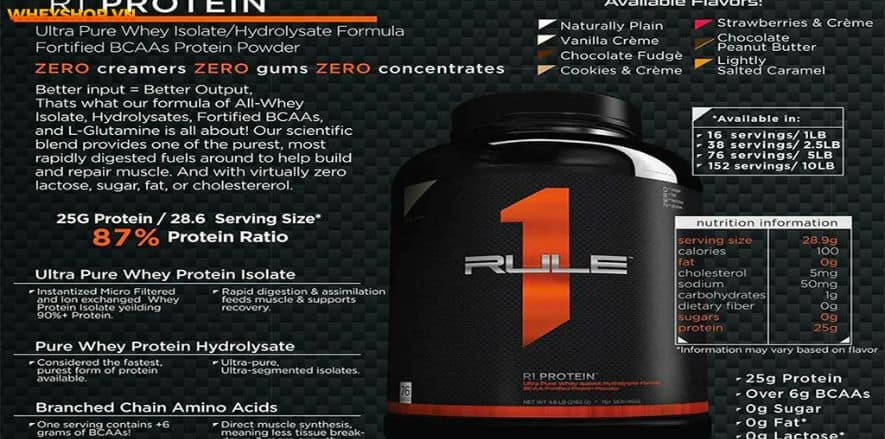 Thông tin "Whey Rule 1 ung thư" đã và đang làm cộng đồng Gymer chao đảo, lo lắng. Cùng WheyShop kiểm chứng thông tin Whey Rule 1 ung thư....