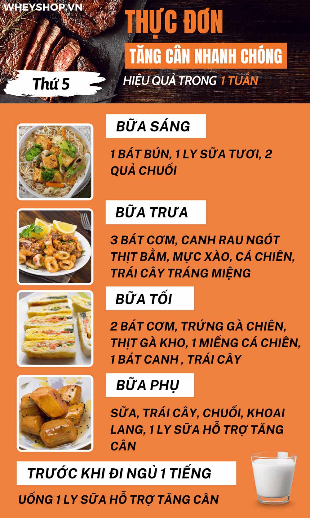 Nếu bạn đang băn khoăn tìm cách tăng cân thì hãy cùng WheyShop tham khảo thực phẩm bổ sung tăng cân cho người gầy...