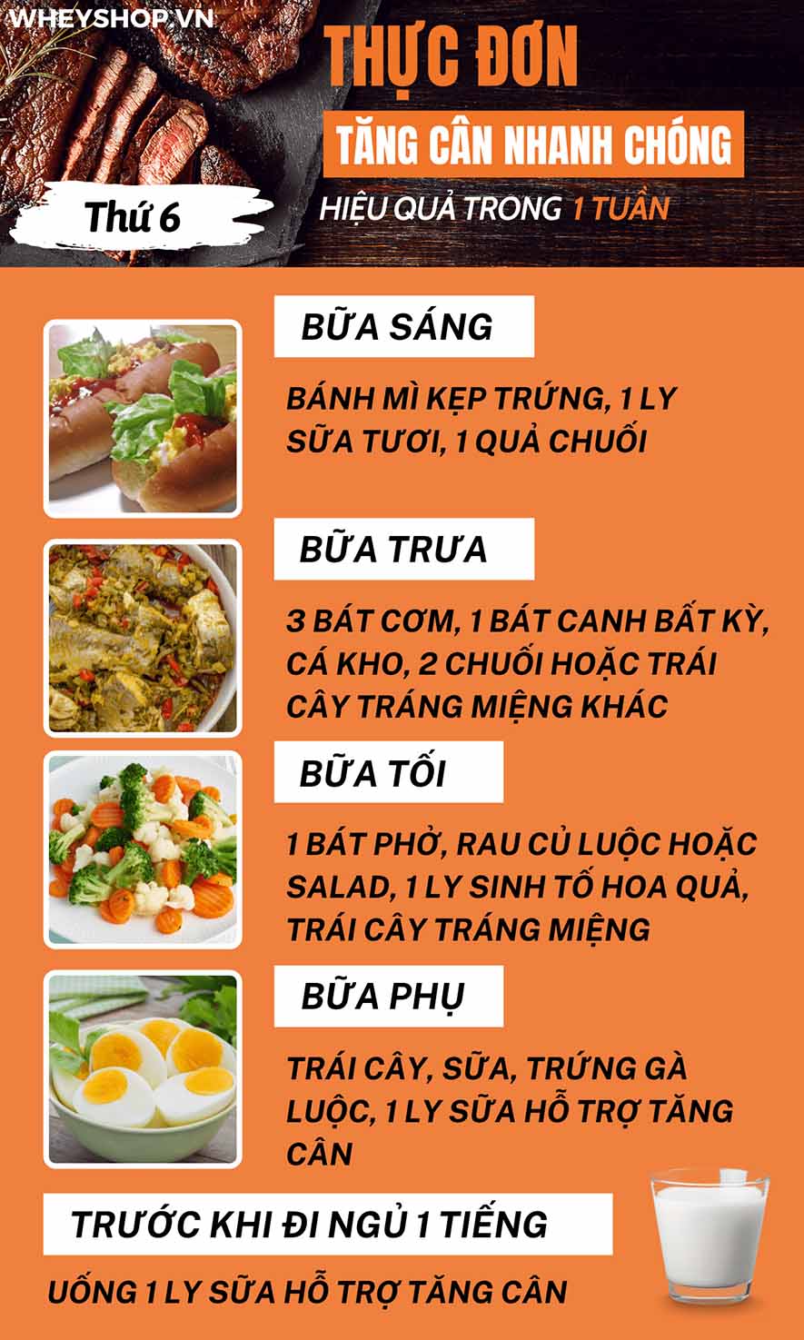 Nếu bạn đang băn khoăn tìm cách tăng cân thì hãy cùng WheyShop tham khảo thực phẩm bổ sung tăng cân cho người gầy...
