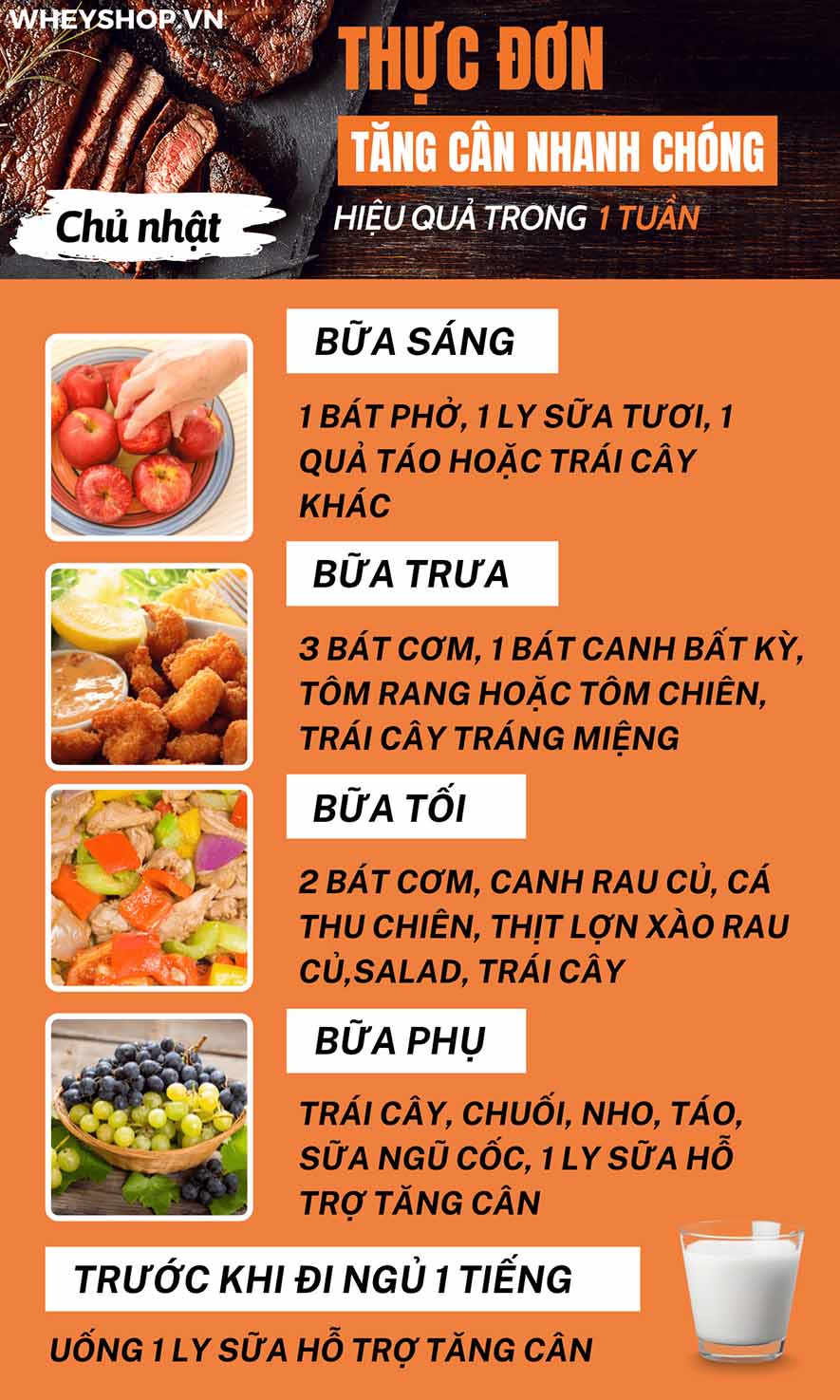 Nếu bạn đang băn khoăn tìm cách tăng cân thì hãy cùng WheyShop tham khảo thực phẩm bổ sung tăng cân cho người gầy...