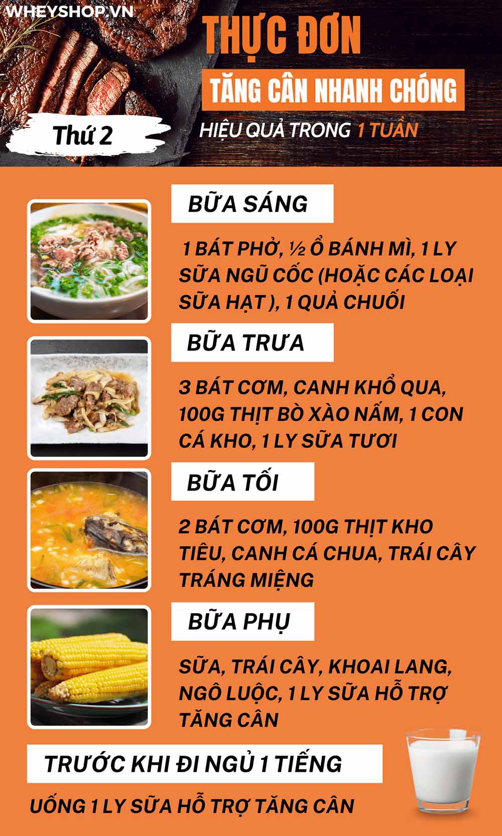 Nếu bạn đang băn khoăn tìm cách tăng cân thì hãy cùng WheyShop tham khảo thực phẩm bổ sung tăng cân cho người gầy...