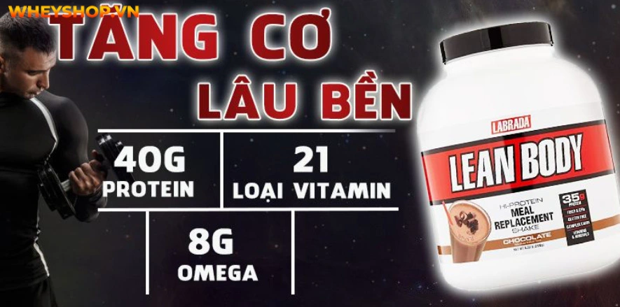 Lean Body Mass là một sản phẩm thực phẩm bổ sung dạng bữa ăn thay thế cao cấp sử dụng thành phần tốt nhất. Vậy cùng WheyShop tìm hiểu Lean Body Mass là gì...