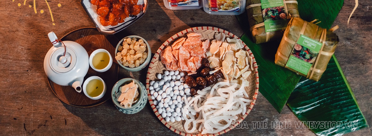 Mứt Tết là món ăn truyền thống hàng đầu trong dịp lễ Tết của người Việt Nam. Hãy cùng WheyShop tìm hiểu 10 loại mứt Tết ăn thoải mái không lo tăng cân ...