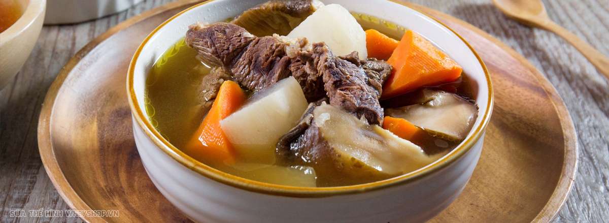 tong hop 25 mon an tang can cho nguoi gay bo ham rau cu