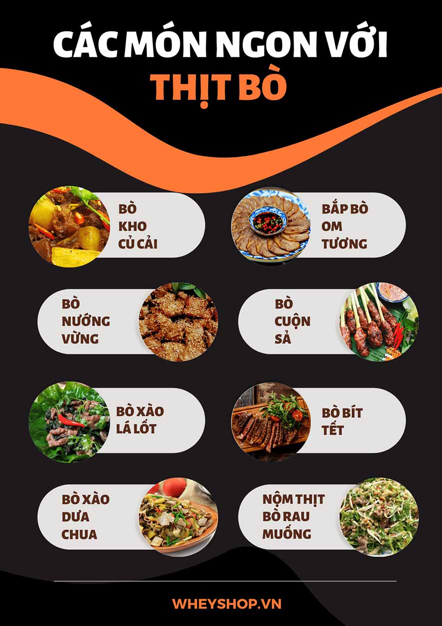 [Tổng Hợp] 1001+ món ngon với thịt bò ăn hoài không ngán