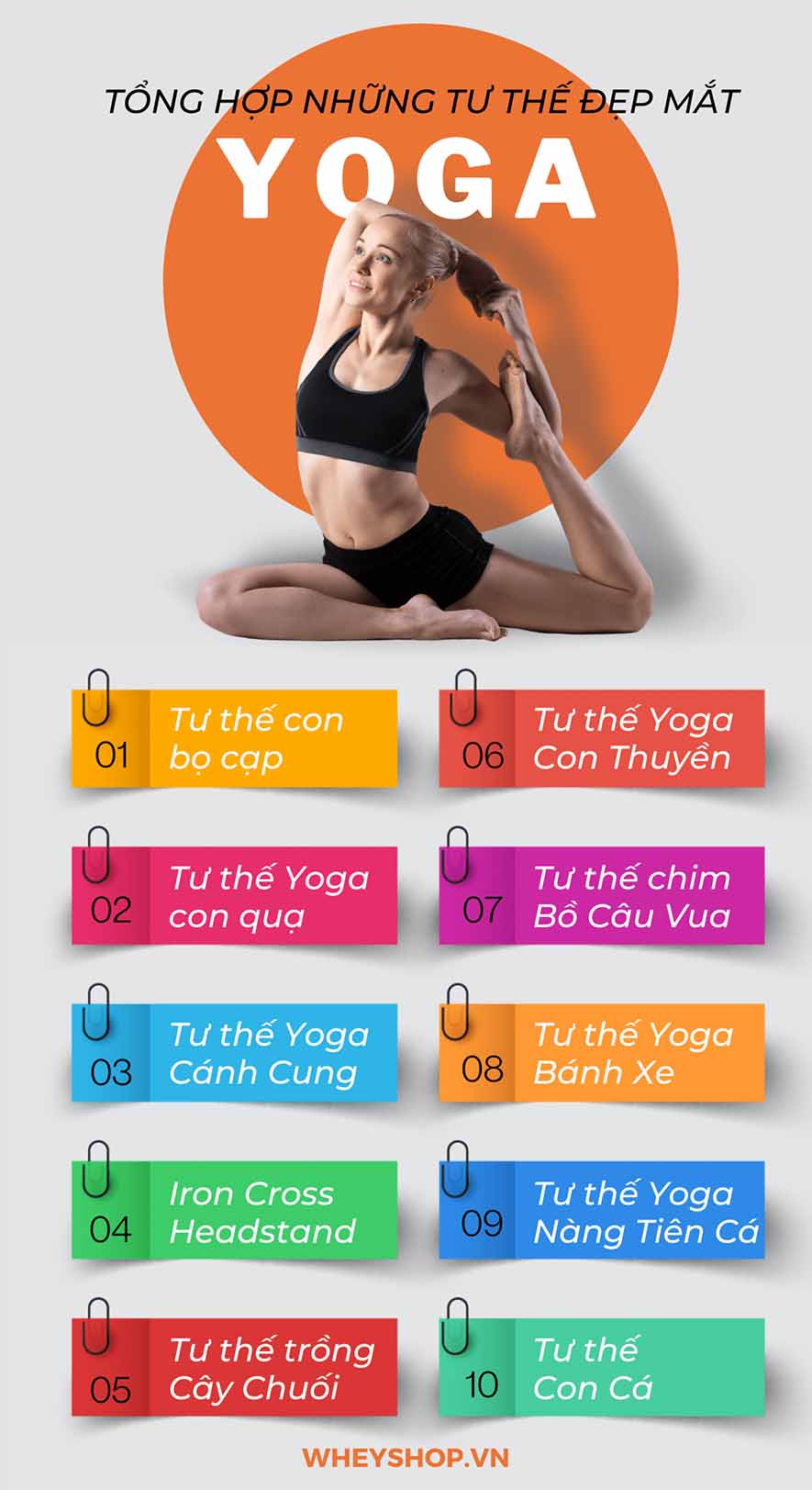 Nếu bạn đang tìm kiếm những tư thế Yoga đẹp mắt thì hãy cùng WheyShop tham khảo ngay top 10 tư thế Yoga đẹp nhất hiện nay tại bài viết...