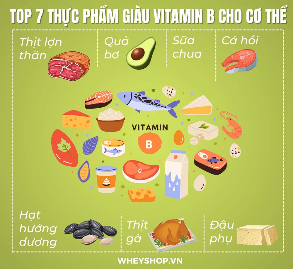 thực phẩm giàu Vitamin B