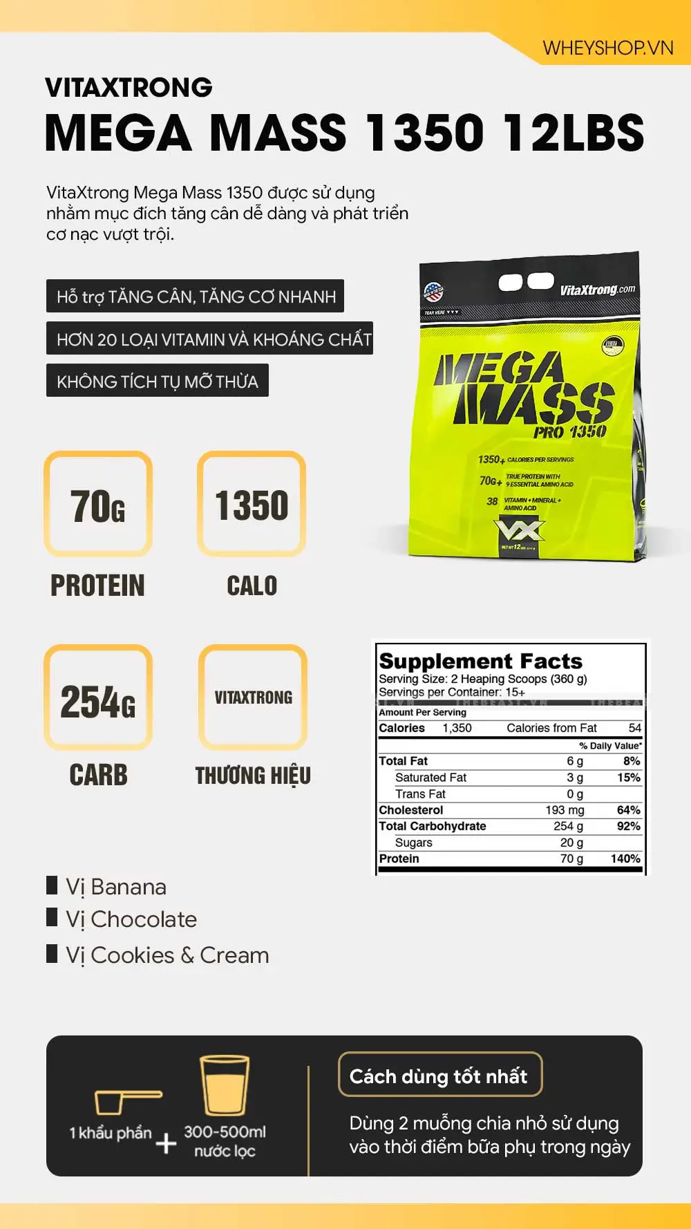 mega mass pro 1350