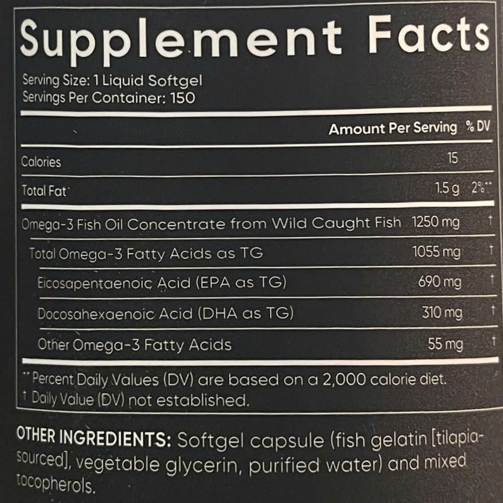 SR Triple Strength Omega-3 Fish Oil (150 viên)