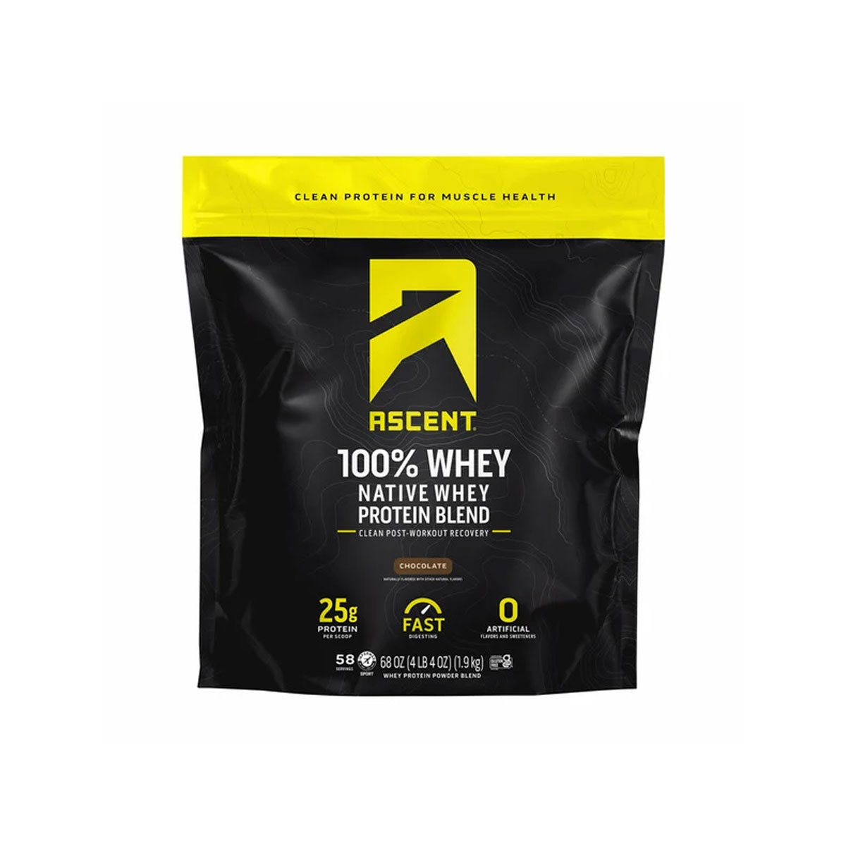 Ascent 100% Whey - Native Whey Protein Blend 4.25 lbs (1.9kg)