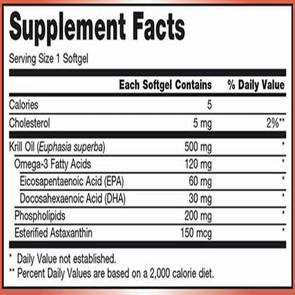 Kirkland Signature Krill Oil 500mg (180 viên)