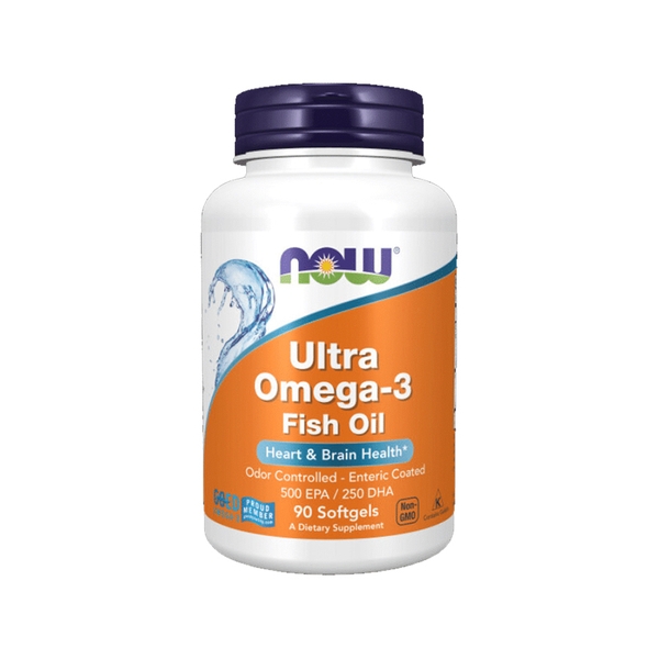 Now Omega-3 Ultra 1000mg Fish Oil (500mg EPA/ 250mg DHA)