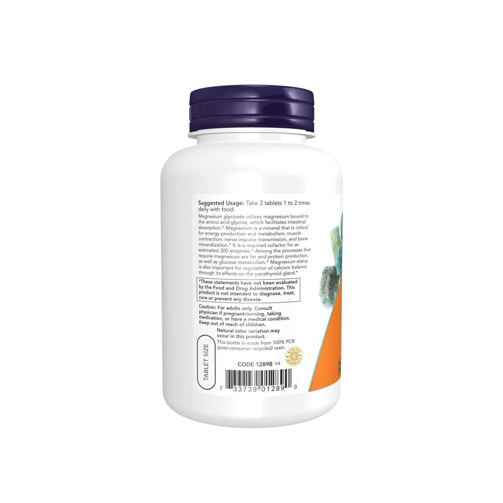 NOW Magnesium Glycinate 200 mg (180 viên)