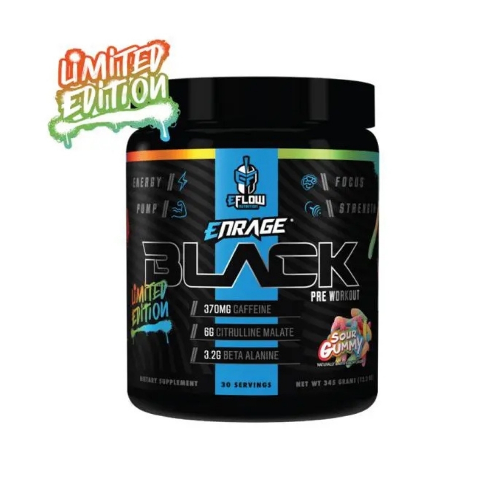 Enrage Black Pre Workout (30 servings)