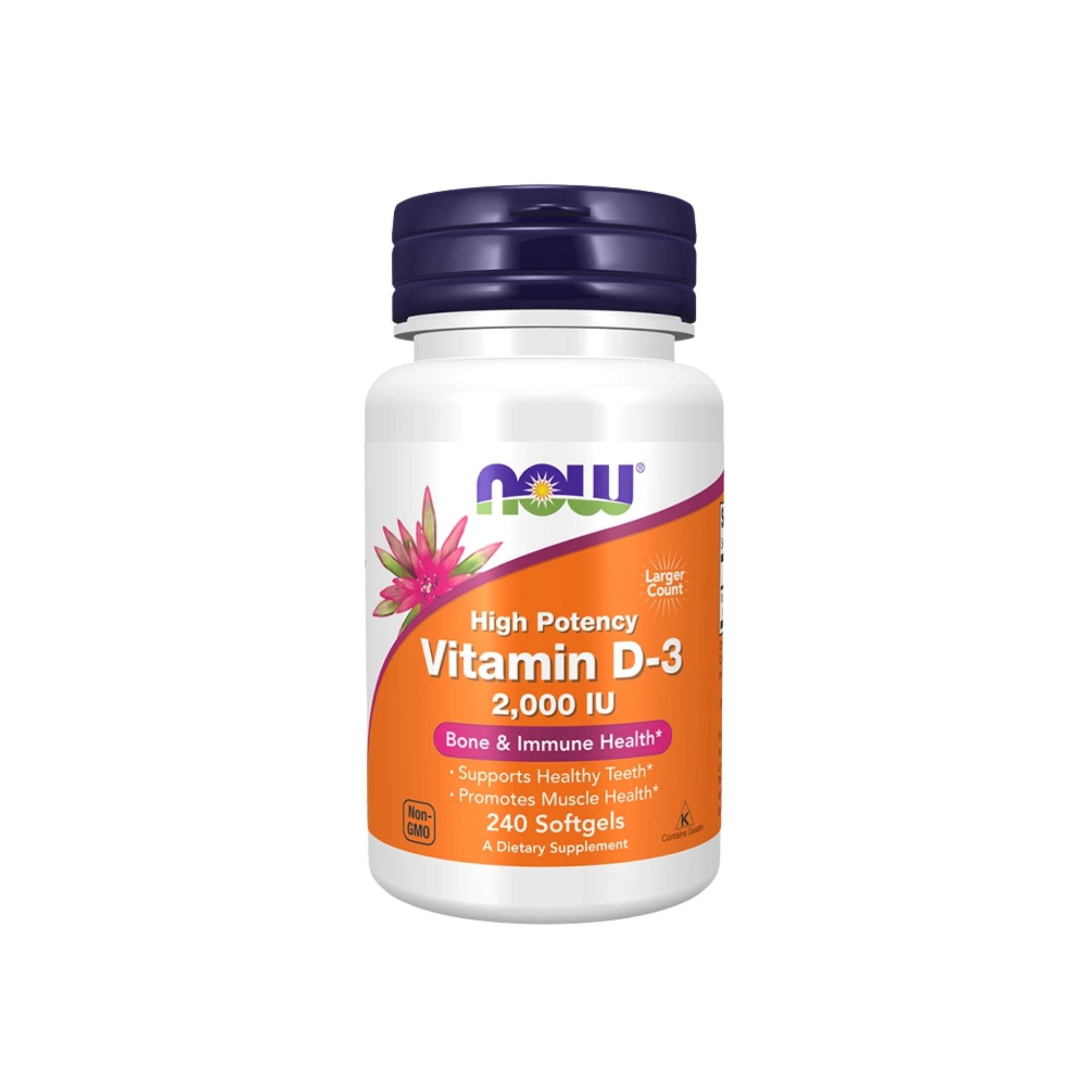 NOW Vitamin D3 2000IU (240 viên)