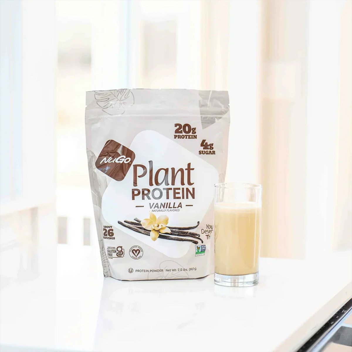 Nugo Nutrition Plant Protein 2lbs (907g)