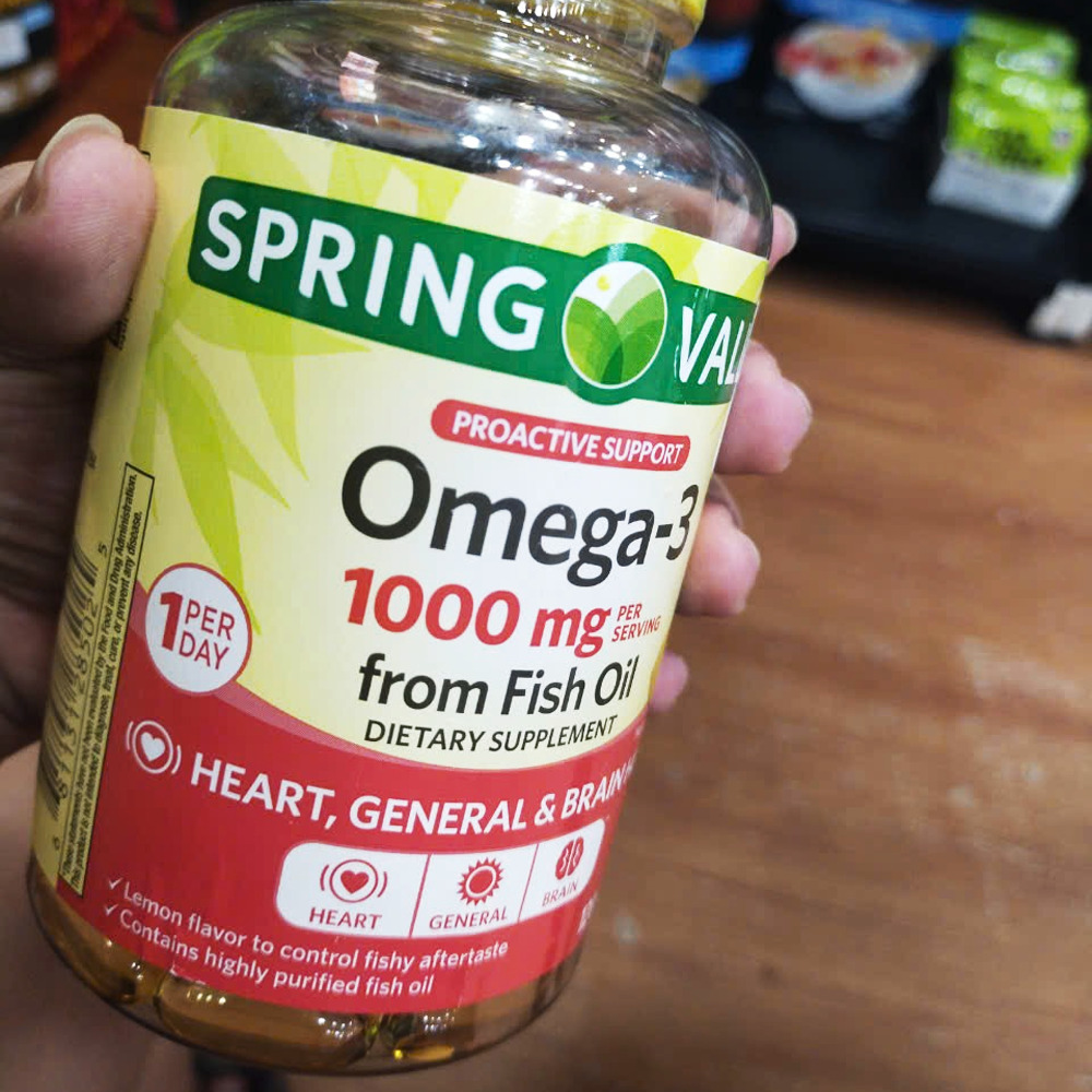Spring Valley Omega-3 1000mg from Fish Oil (60 viên)