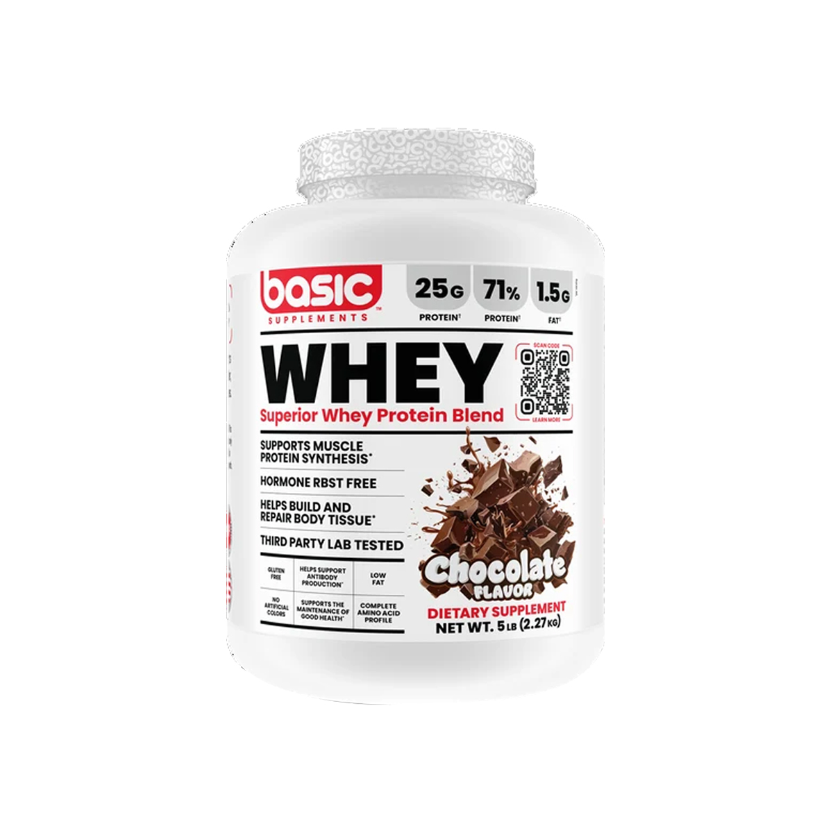 Basic Supplements WHEY – Superior Whey Protein Blend (2-5Lbs)
