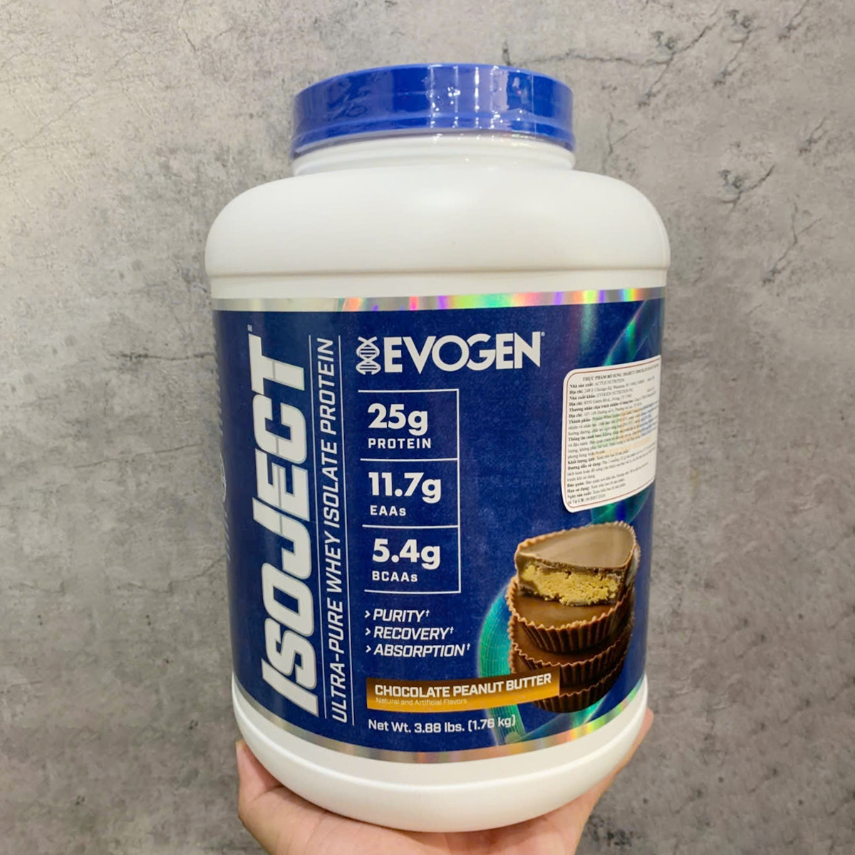 Evogen IsoJect Whey Isolate 4Lbs (57 servings)