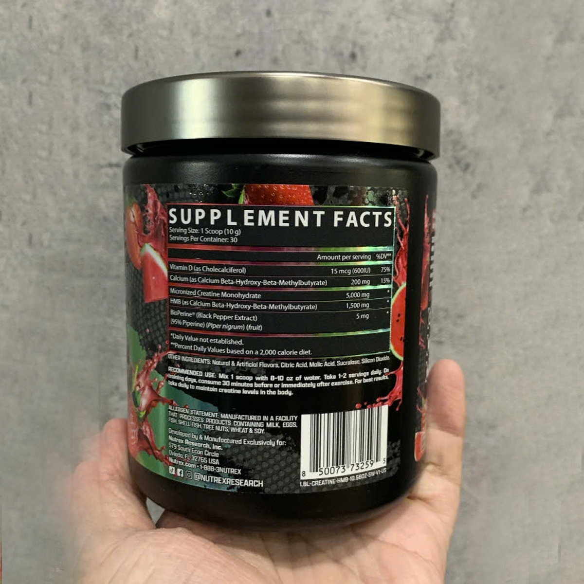 Nutrex Research Creatine + HMB (30 Servings)