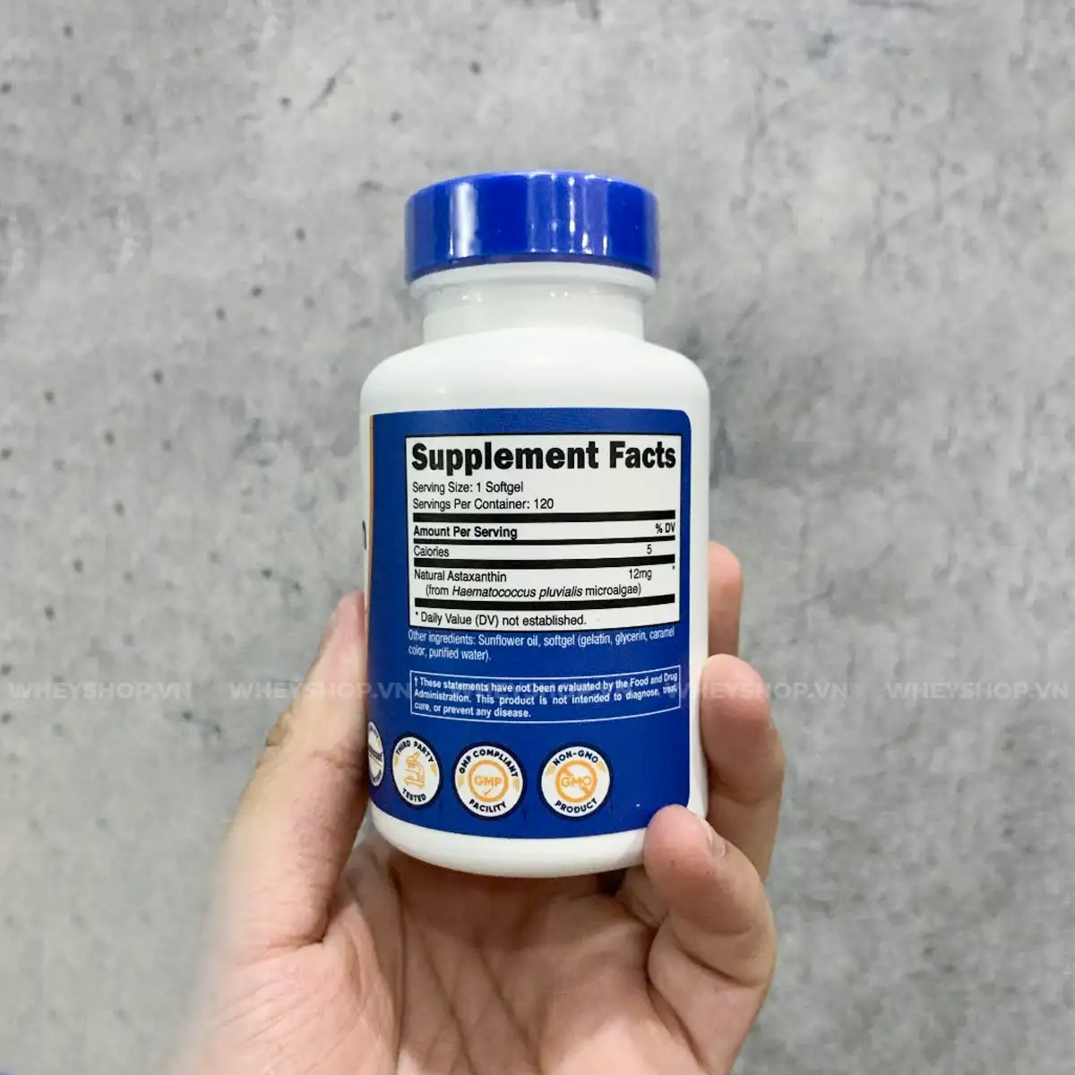 Nutricost Astaxanthin 12mg (120 viên)