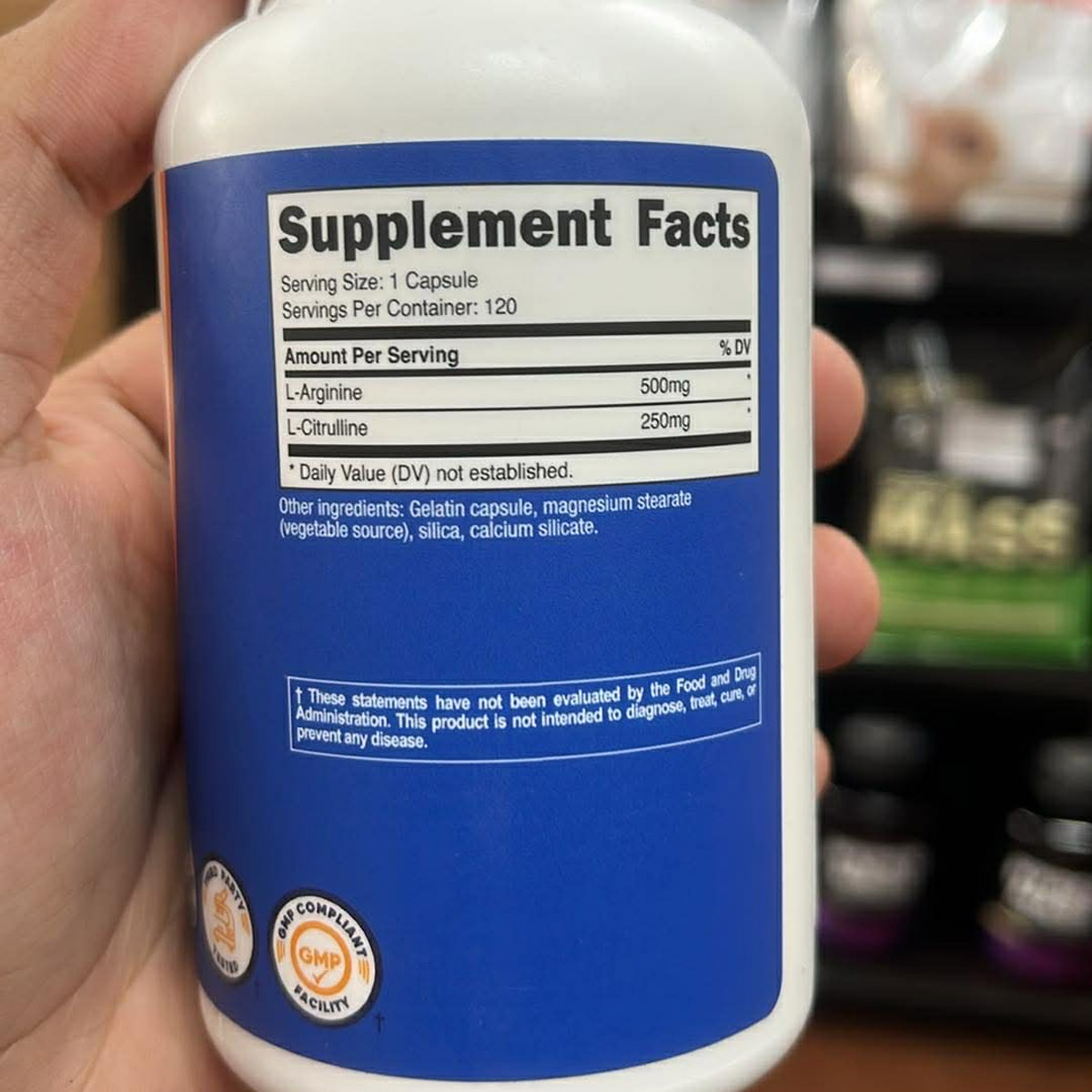 Nutricost L-Arginine & L-Citrulline 1500mg (120 viên)