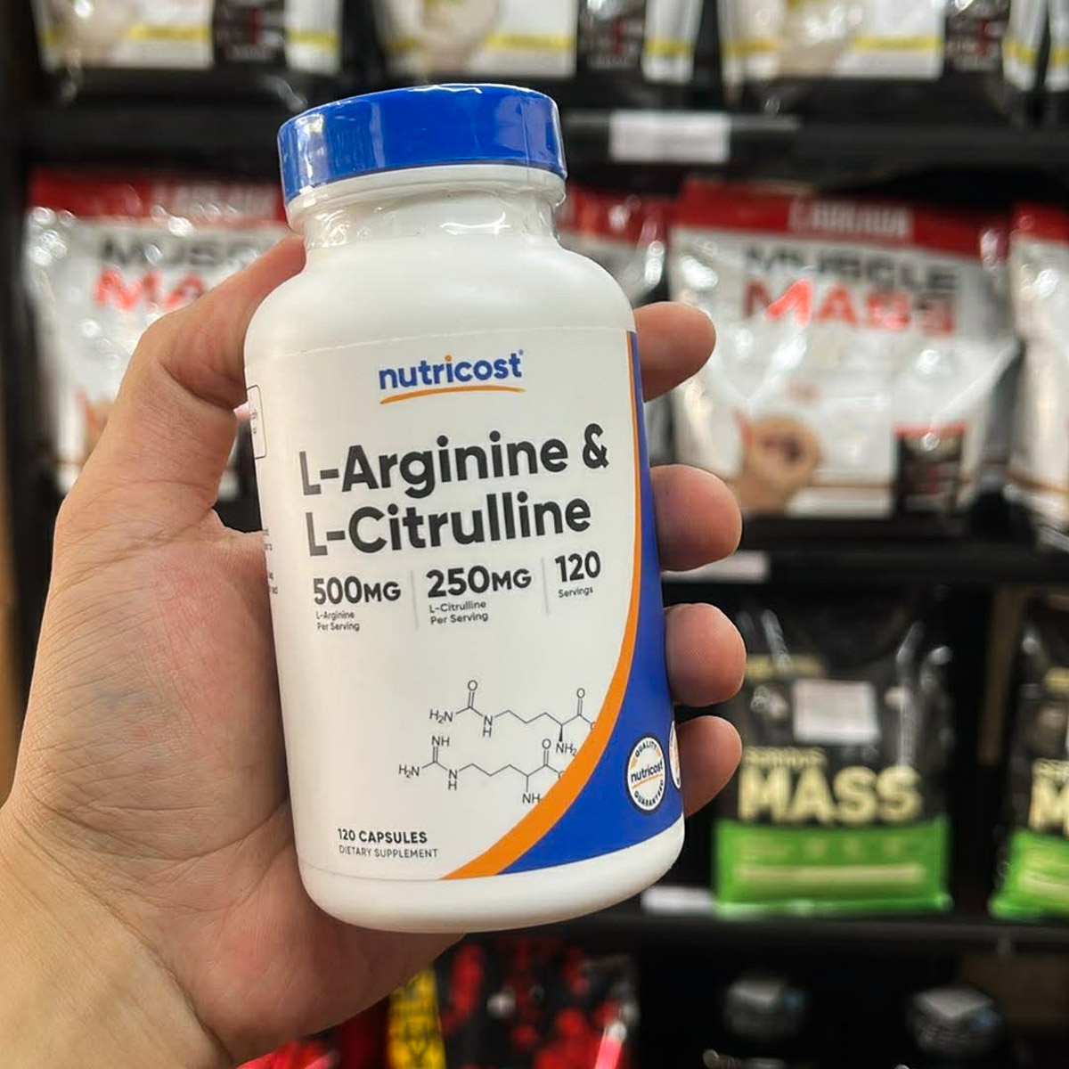 Nutricost L-Arginine & L-Citrulline 1500mg (120 viên)